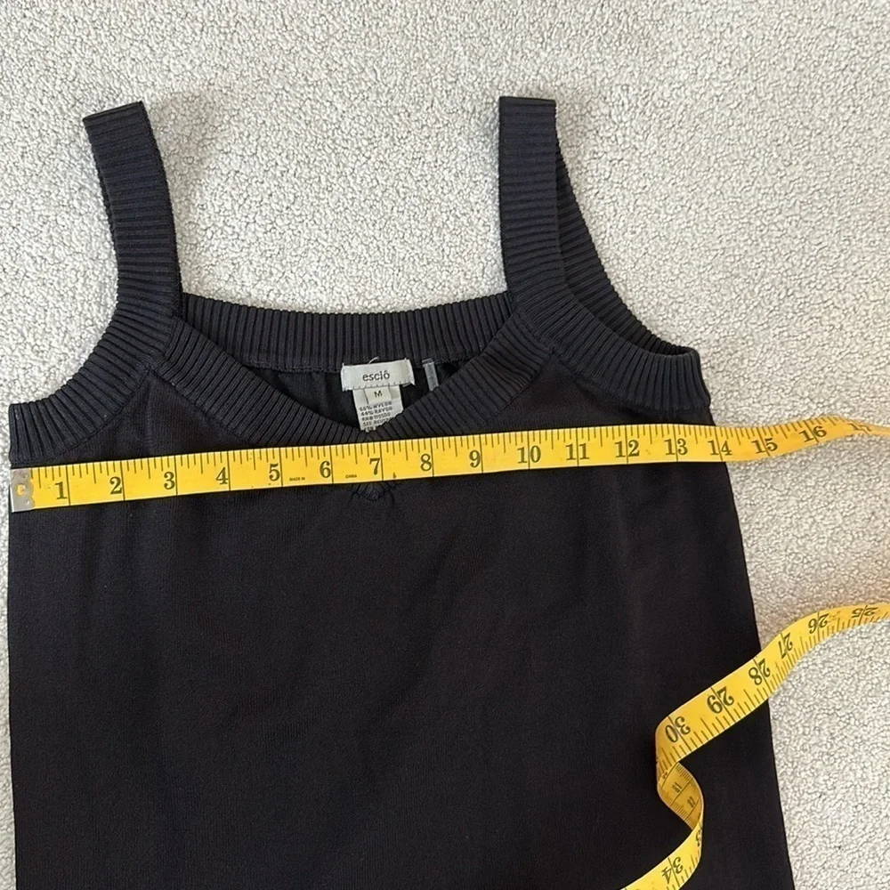 Escio Black Sweater Set, Size M